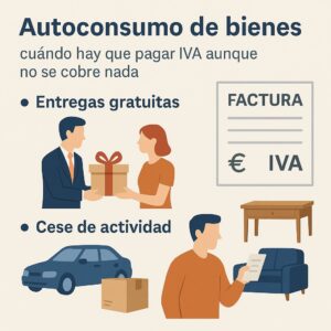 Autoconsumo de bienes: ¿Cuándo hay que pagar IVA aunque no se cobre nada?