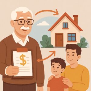 Cómo reducir la carga fiscal en la herencia de inmuebles: una estrategia sencilla con hijos y nietos.